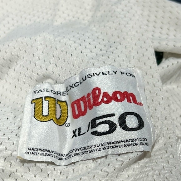 Vintage Green Bay Packers 90s Derrick Mayes NFL Football Sports White Jersey - Picture 10 of 12